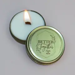 Mutluluk Kutusu Teneke Kutu Mum