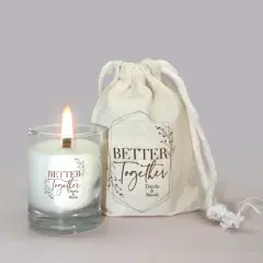 Mutluluk Kutusu Bardak Mum Nikah ve Nişan Hediyelikleri