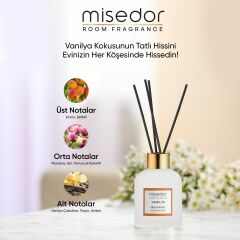 Misedor Vanilya Çubuklu Oda Kokusu 120 ml