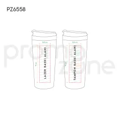 Bambu Termos Bardak 450ml