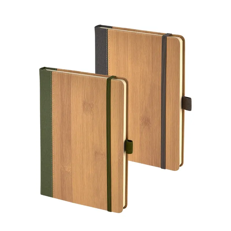 Bambu Detaylı Kapaklı Defter