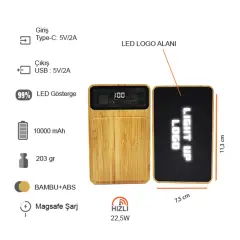 Magsafe Wireless Bambu Powerbank