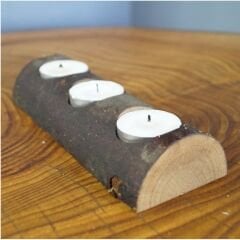 Kütük Üçlü Mumluk