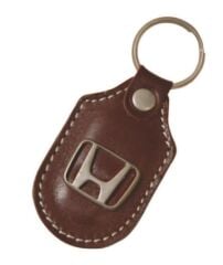 Deri Hundai Logolu Anahtarlık