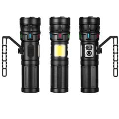 LED Şarjlı El Feneri | Watton WT-703 | Ultra Parlak & Taşınabilir