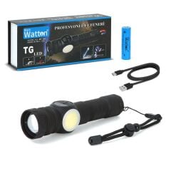 9 Mom Şarjlı Kamp Lambası El Feneri