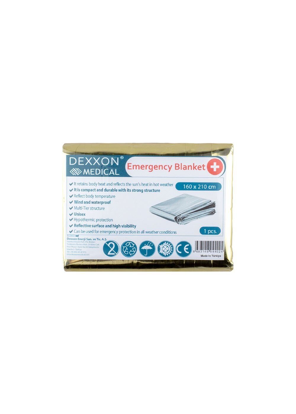 Acil Durum İlk Yardım Termal Battaniye
