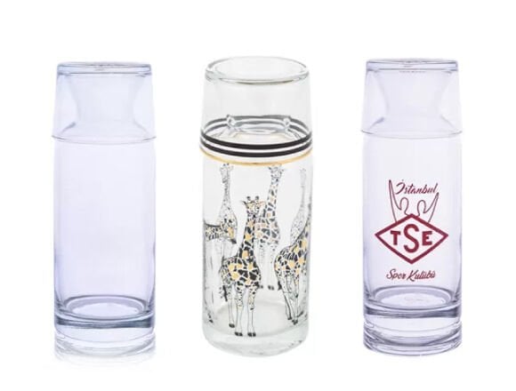 CAM BARDAKLI SÜRAHİ