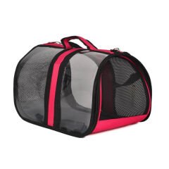 Şeffaf Kedi Ve Köpek Çantası Pembe