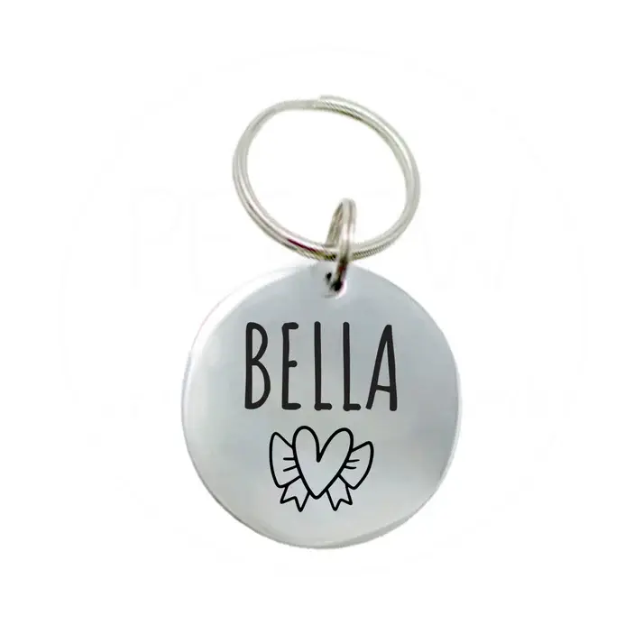 Kalp Figürlü Evcil Hayvan İsimlik | Kedi ve Köpek Künyesi