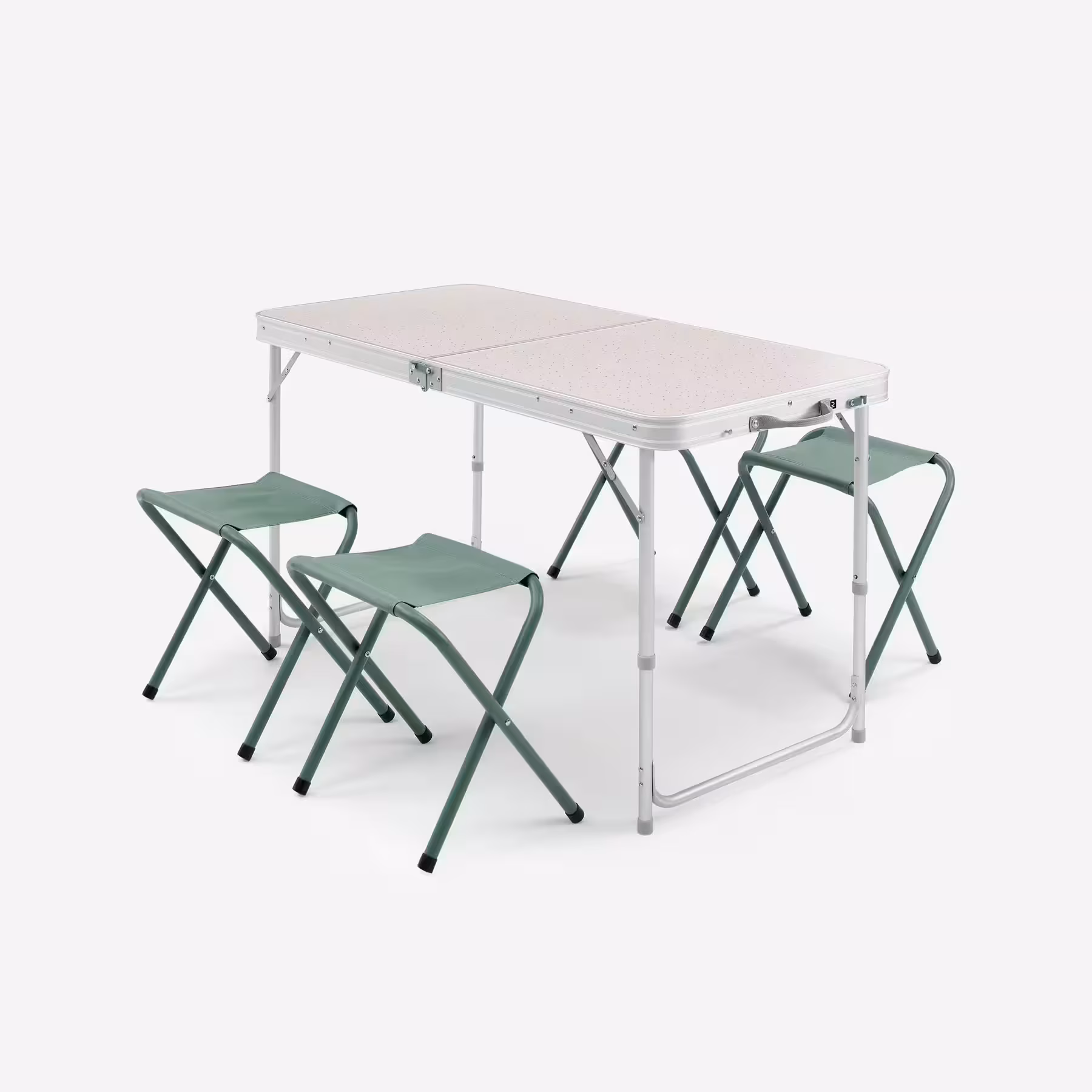 Katlanır Kamp Masası - 4 Tabureli - 4/6 Kişilik
